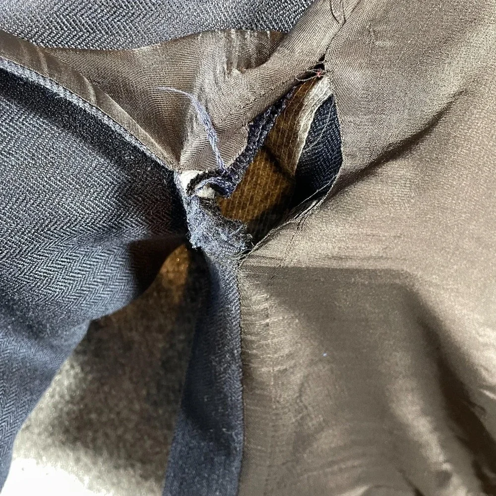 Brooks Brothers Blazer Mens‎ 44 R Blue Sports Coat Silk Wool Linen Blend Career